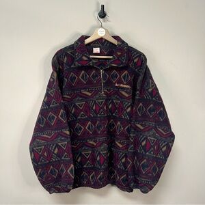 Vintage 90s Bell Mobility Fleece Quarter Zip